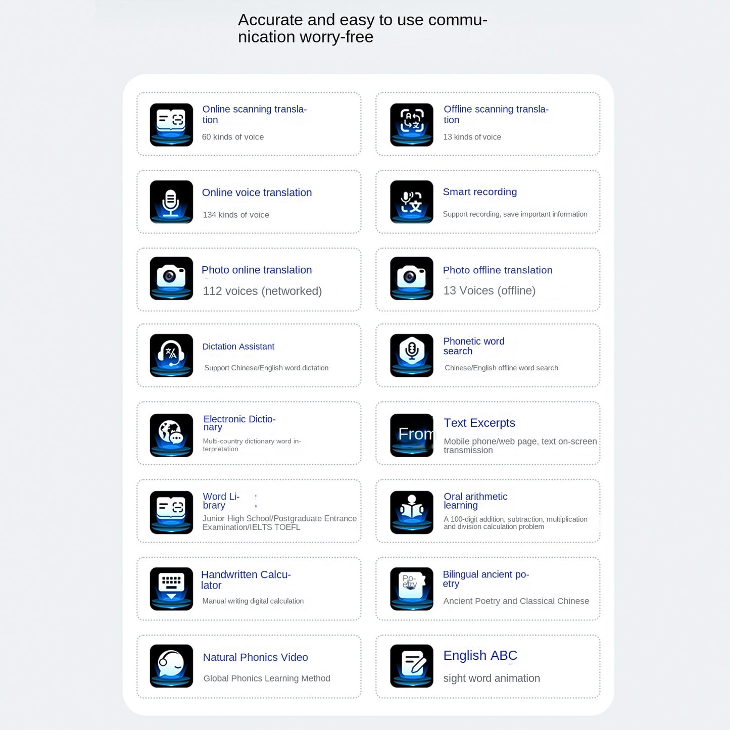 Offline Übersetzungsstift / Scan Pen – Mehrsprachiger Translation Pen