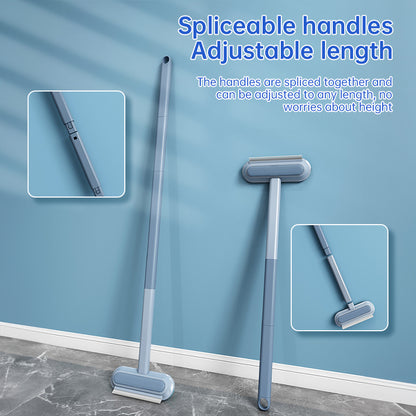 3-in-1 Tierhaar-Entferner Bürste – mit langem Griff  Praktisches Reinigungswerkzeug für Fenster, Textilien & Tierhaare von Katze und Hund