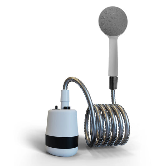 Tragbare Camping-Dusche – elektrische Handdusche, akkubetrieben, kompakt & wiederaufladbar