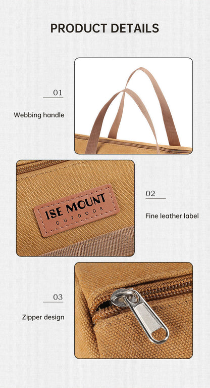 Outdoor-Camping-Aufbewahrungstasche für Zubehör – für Zeltheringe, Abspannseile & Werkzeug (tragbar)