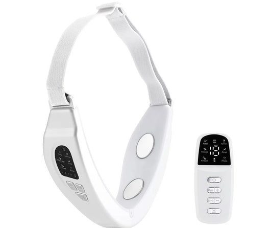 EMS-Farblicht-Gesichtsstraffungsgerät – Mikrostrom-Gesichtsbeautygerät mit Massage und Wärmekompresse; für ein V-Face