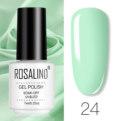 ROSALIND Gel Polish Set – Semi-Permanent UV/LED Gel Nagellack + Top Coat (Soak Off) | Maniküre & Nail Art