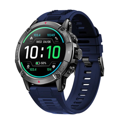 NX8 Smartwatch mit 1,52-Zoll-Display, One-Click-Kopplung, Bluetooth-Anrufen, Sport-/Training-Funktionen, Herzfrequenzmessung und IP68-Wasserschutz.
