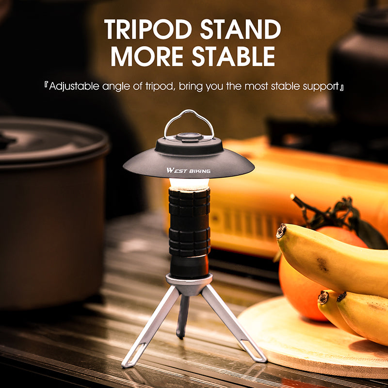 Outdoor-Campinglampe im Leuchtturm-Design – LED-Haushalts- & Zeltlampe – tragbare Notfallleuchte mit Magnetbefestigung