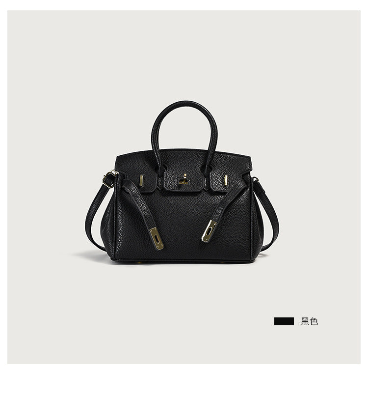 Vegan Leather Tote Bag für Damen – PU-Handtasche mit Top Handle, Luxus-Look