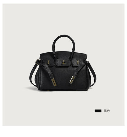 Vegan Leather Tote Bag für Damen – PU-Handtasche mit Top Handle, Luxus-Look