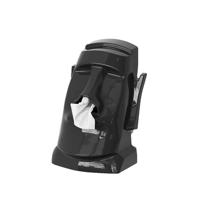 Kreative Gips-Taschentuchbox – Multifunktionale Deko-Statue mit Ablage