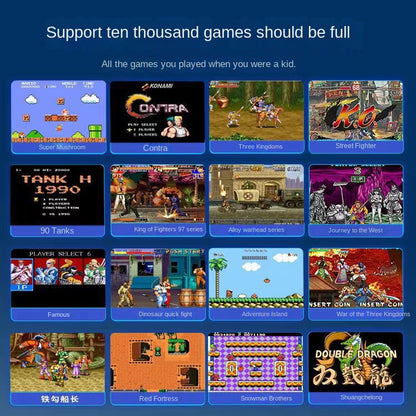 M8 Retro TV Spielekonsole – 4K HD Gaming mit Wireless Controllern (2 Spieler)