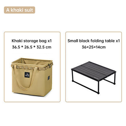 Outdoor-Camping Organizer-Box – tragbar, faltbar – Aufbewahrungstasche für Ausrüstung, Zelt & Camping-Besteck