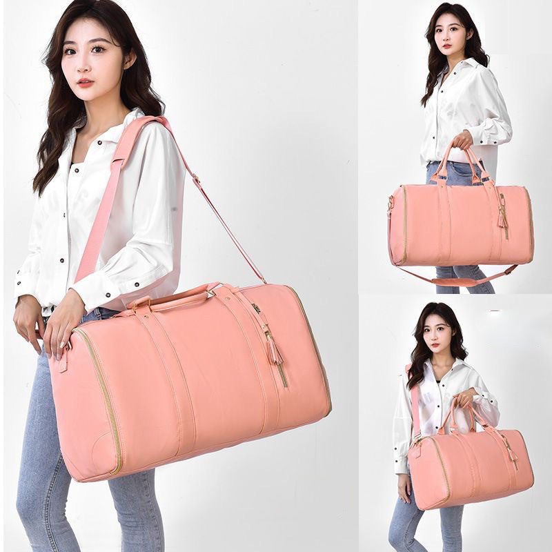 altbare Anzugtasche / Kleidersack mit großem Fassungsvermögen – Damenhandtasche und praktische Crossbody-Reise-/Business-Tasche, ideal als Gepäck- und Reisetasche.