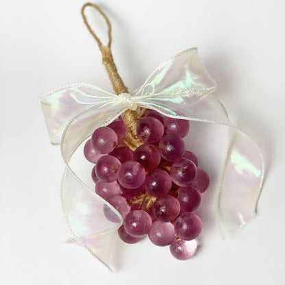 Transparente Kristall-Trauben-Seife Geschenkbox-Set – handgemachte Traubencluster-Duftseife; Aromatherapie-Hängeornament, Handwaschseife