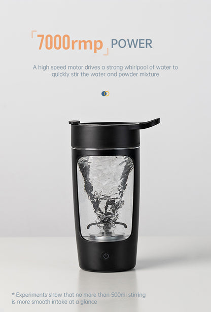 Tragbarer Becher-Mixer / Smoothie-Blender – für Obst und Shakes; USB-wiederaufladbarer elektrischer Handmixer mit Mixflasche, ideal für Gym, Sport und