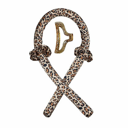 Lockenband ohne Hitze (Heatless Curling Rod Headband) – Haarband/Lockenstab zum Locken ohne Wärme, mit Ribbon-Haarrollern; weiches Schlaf-Haarband