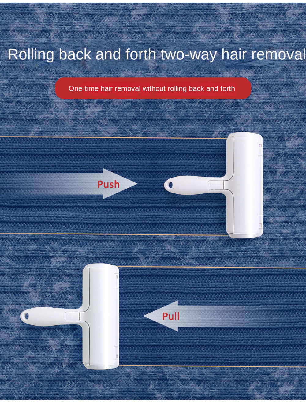 One-Click Clean Fellpflegebürste für Hunde & Katzen