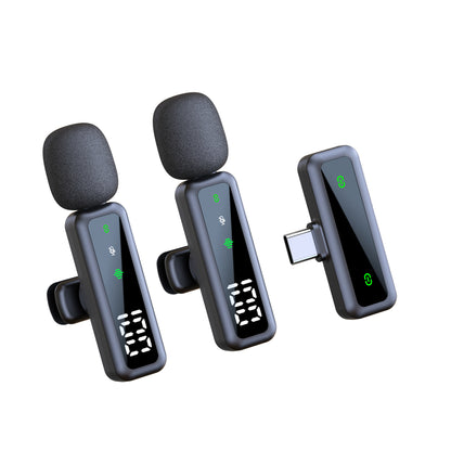 Kabelloses Lavalier-Mikrofon – Mini Ansteckmikrofon für Outdoor & Live-Streaming
