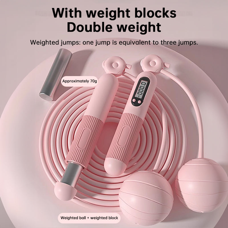 Intelligentes Springseil mit Zählfunktion – mit LCD-Display für Home-Gym-Fitness, geeignet für Erwachsene (Männer & Frauen) und Kinder.