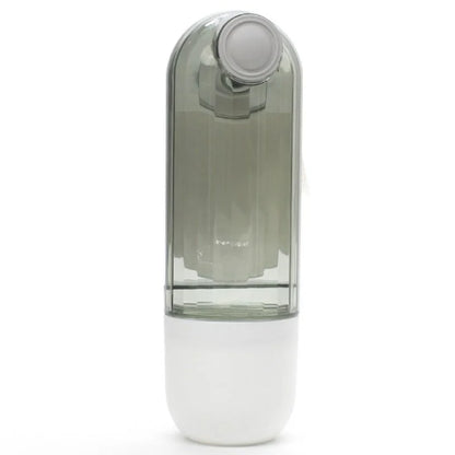 Tragbare Hunde-Wasserflasche mit Spender (2-in-1) – auslaufsicherer Trinkbecher für Hund & Katze; multifunktionaler Trinknapf und Futterspender für unterwegs.