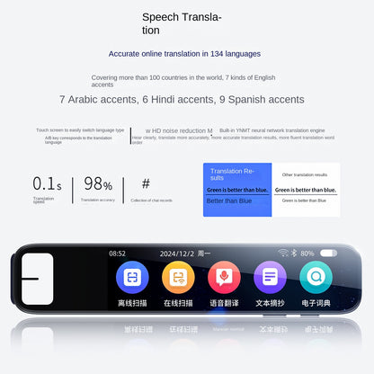 Offline Übersetzungsstift / Scan Pen – Mehrsprachiger Translation Pen