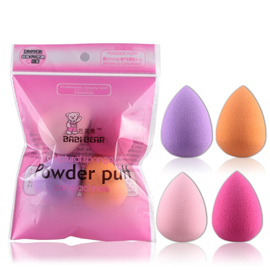 4er-Set Mini Make-up Schwämme – Soft Beauty Sponge Drop-Form für Foundation, Concealer & Puder