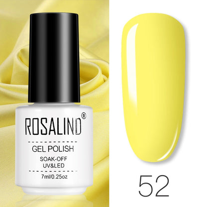 ROSALIND Gel Polish Set – Semi-Permanent UV/LED Gel Nagellack + Top Coat (Soak Off) | Maniküre & Nail Art