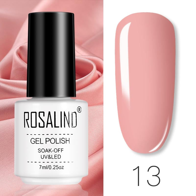 ROSALIND Gel Polish Set – Semi-Permanent UV/LED Gel Nagellack + Top Coat (Soak Off) | Maniküre & Nail Art