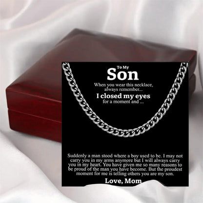 Edelstahl-Halskette für Herren – Titanium-/Titan-Look Cuban Chain, poliert, rund; Hip-Hop Fashion Schmuck