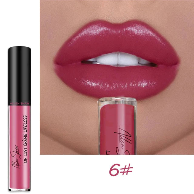 Nude Liquid Lip Glaze – Glänzender Lip Gloss mit Schimmer/Glitzer, feuchtigkeitsspendend & langanhaltend