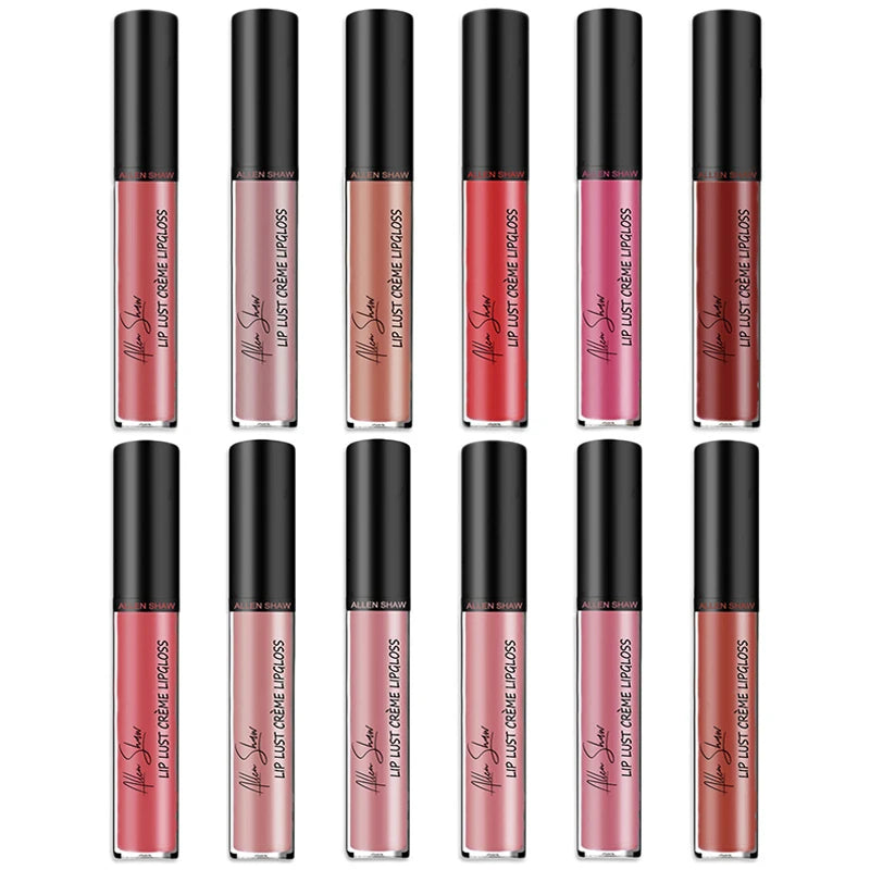 Nude Liquid Lip Glaze – Glänzender Lip Gloss mit Schimmer/Glitzer, feuchtigkeitsspendend & langanhaltend