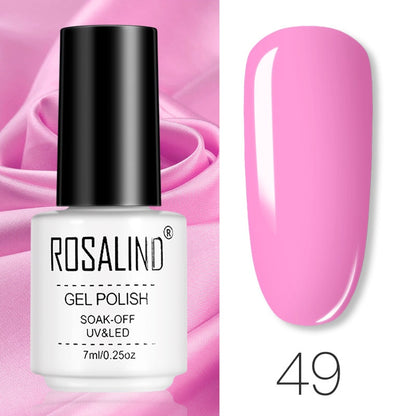 ROSALIND Gel Polish Set – Semi-Permanent UV/LED Gel Nagellack + Top Coat (Soak Off) | Maniküre & Nail Art