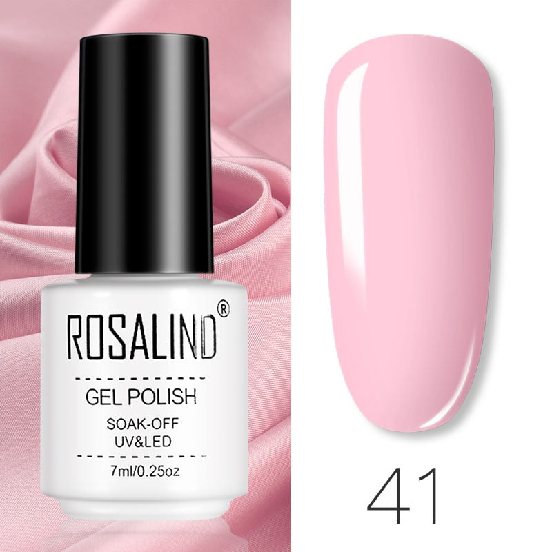 ROSALIND Gel Polish Set – Semi-Permanent UV/LED Gel Nagellack + Top Coat (Soak Off) | Maniküre & Nail Art