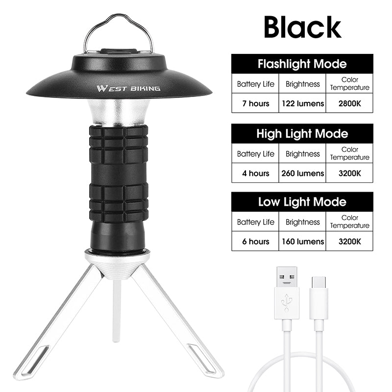 Outdoor-Campinglampe im Leuchtturm-Design – LED-Haushalts- & Zeltlampe – tragbare Notfallleuchte mit Magnetbefestigung