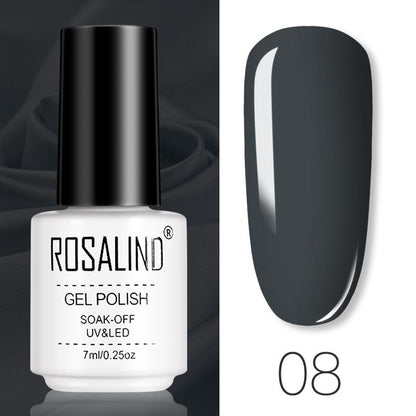 ROSALIND Gel Polish Set – Semi-Permanent UV/LED Gel Nagellack + Top Coat (Soak Off) | Maniküre & Nail Art