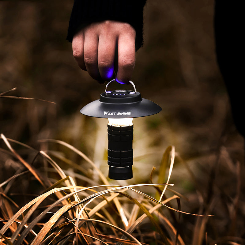 Outdoor-Campinglampe im Leuchtturm-Design – LED-Haushalts- & Zeltlampe – tragbare Notfallleuchte mit Magnetbefestigung