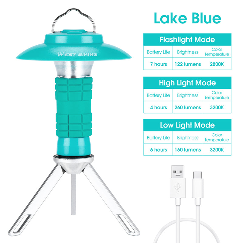 Outdoor-Campinglampe im Leuchtturm-Design – LED-Haushalts- & Zeltlampe – tragbare Notfallleuchte mit Magnetbefestigung