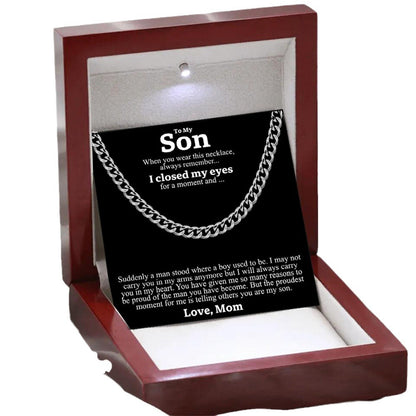 Edelstahl-Halskette für Herren – Titanium-/Titan-Look Cuban Chain, poliert, rund; Hip-Hop Fashion Schmuck