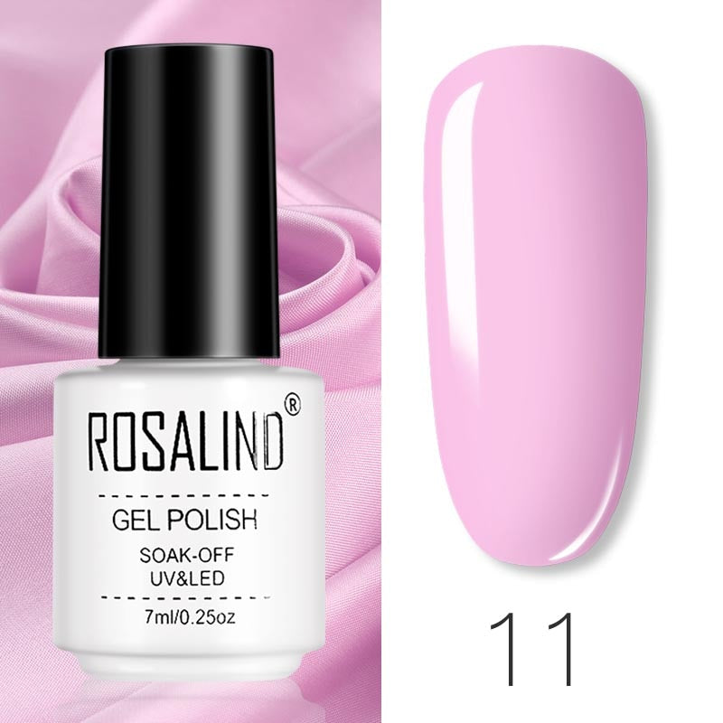 ROSALIND Gel Polish Set – Semi-Permanent UV/LED Gel Nagellack + Top Coat (Soak Off) | Maniküre & Nail Art