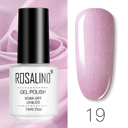 ROSALIND Gel Polish Set – Semi-Permanent UV/LED Gel Nagellack + Top Coat (Soak Off) | Maniküre & Nail Art