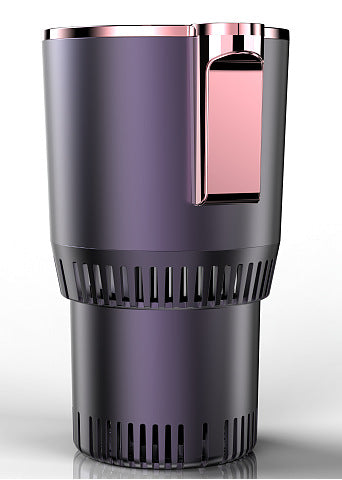 2-in-1 Auto-Heiz-/Kühlbecherhalter (12V) – smarter Getränkehalter mit digitaler Temperaturanzeige; Getränke-Wärmer & Kühler, Mini-Auto-Kühlschrank.