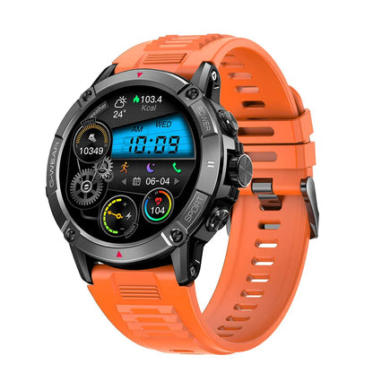 NX8 Smartwatch mit 1,52-Zoll-Display, One-Click-Kopplung, Bluetooth-Anrufen, Sport-/Training-Funktionen, Herzfrequenzmessung und IP68-Wasserschutz.