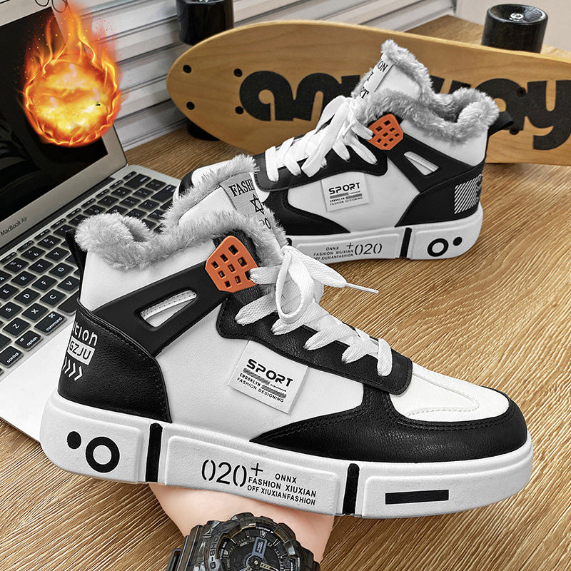 Gefütterte Herren-Winterschuhe – wasserdicht & rutschfest