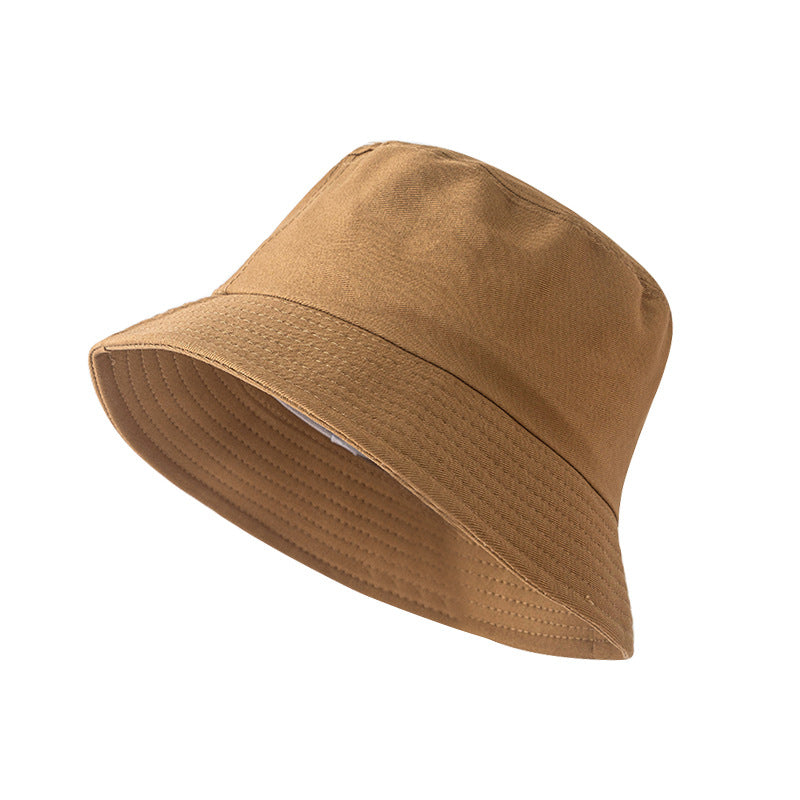 Lässiger, vielseitiger Trend-Bucket-Hat – schwarzer Fischerhut, faltbar, Sonnenschutz