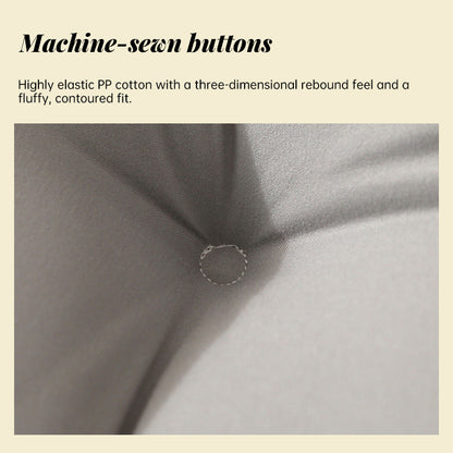 Flauschige, warme Rückenlehne aus Feder-Baumwolle – klassisches, einfarbiges gebürstetes dreieckiges Bett-Rückenkissen