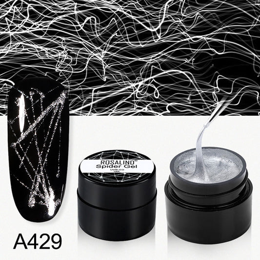 Spider Line Gel Nagellack – ROSALIND UV Gel für Nail Art Linien & Netz-Effekte