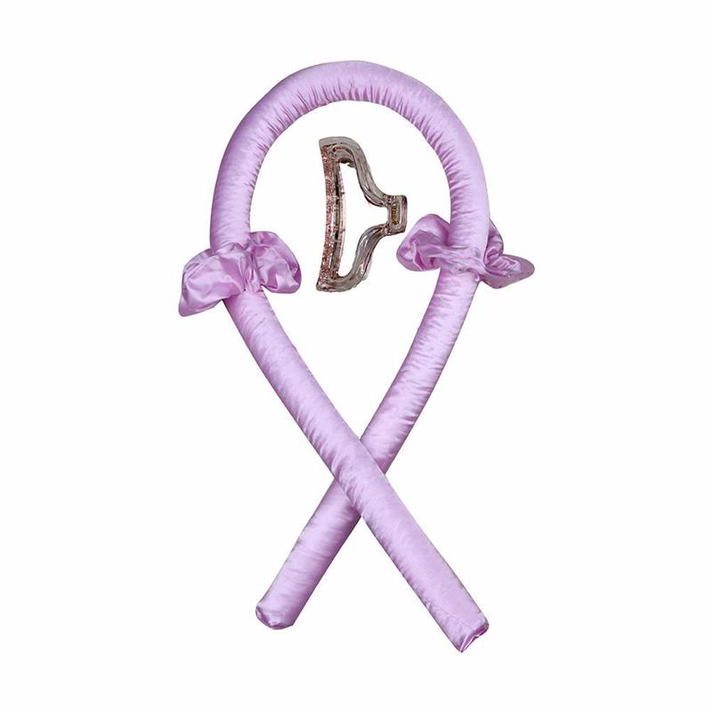 Lockenband ohne Hitze (Heatless Curling Rod Headband) – Haarband/Lockenstab zum Locken ohne Wärme, mit Ribbon-Haarrollern; weiches Schlaf-Haarband