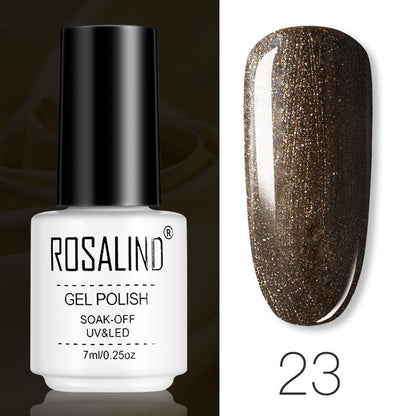 ROSALIND Gel Polish Set – Semi-Permanent UV/LED Gel Nagellack + Top Coat (Soak Off) | Maniküre & Nail Art