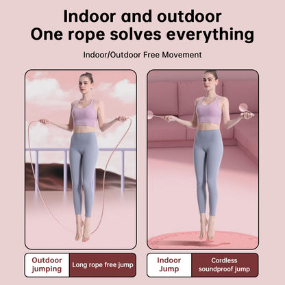 Intelligentes Springseil mit Zählfunktion – mit LCD-Display für Home-Gym-Fitness, geeignet für Erwachsene (Männer & Frauen) und Kinder.