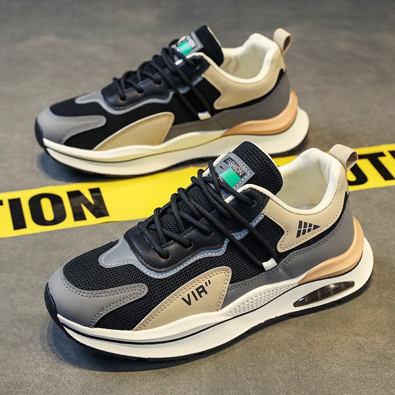 Trendige Herren Dad Shoes – luftiges Mesh, dicke Sohle, vielseitig für Alltag & Sport