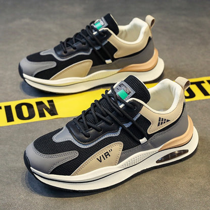 Trendige Herren Dad Shoes – luftiges Mesh, dicke Sohle, vielseitig für Alltag & Sport