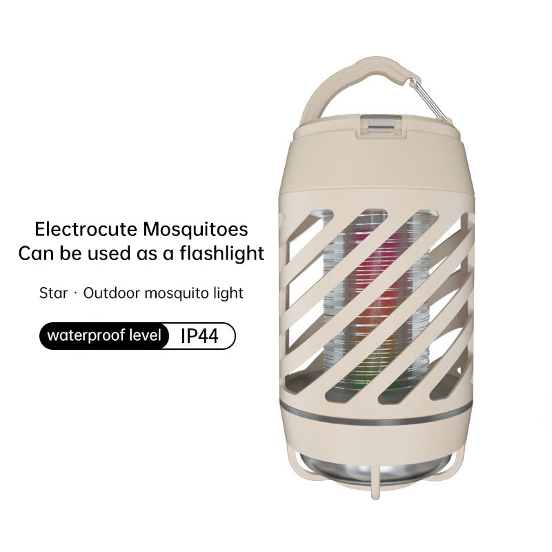 Neue Outdoor-Campinglampe mit Mückenabwehr – leise, große Reichweite – Taschenlampe & Campinglicht