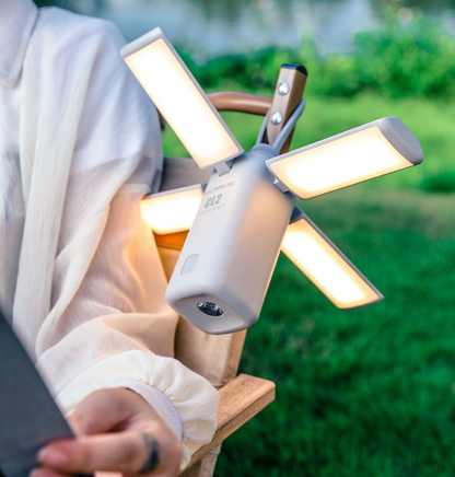 Outdoor-Campinglampe für Berge & Zelt – lange Akkulaufzeit – multifunktionale Taschenlampe – tragbar, für Markise/Canopy